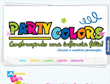 Tablet Screenshot of party-colors.com